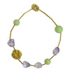 Primavera Necklace - Chrysoprase & Pink Amethyst, gold-plated sterling silver